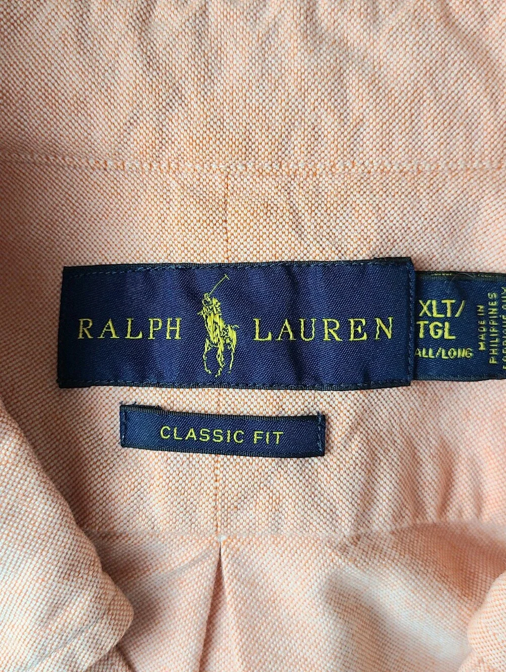 Polo Ralph Lauren Oxford Flesh Pony Vintage Button-Down Cotton Shirt